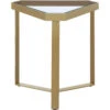 Melrose 20 X 18 Inch Gold Accent Table -Crestview cvfzr4002 lg