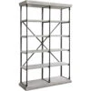 Hanover White Bookshelf 2 Hanover White Bookshelf -Crestview cvfzr4547