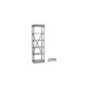 Hanover 77 X 24 X 17 Inch White Wood Etagere -Crestview cvfzr4549 lg