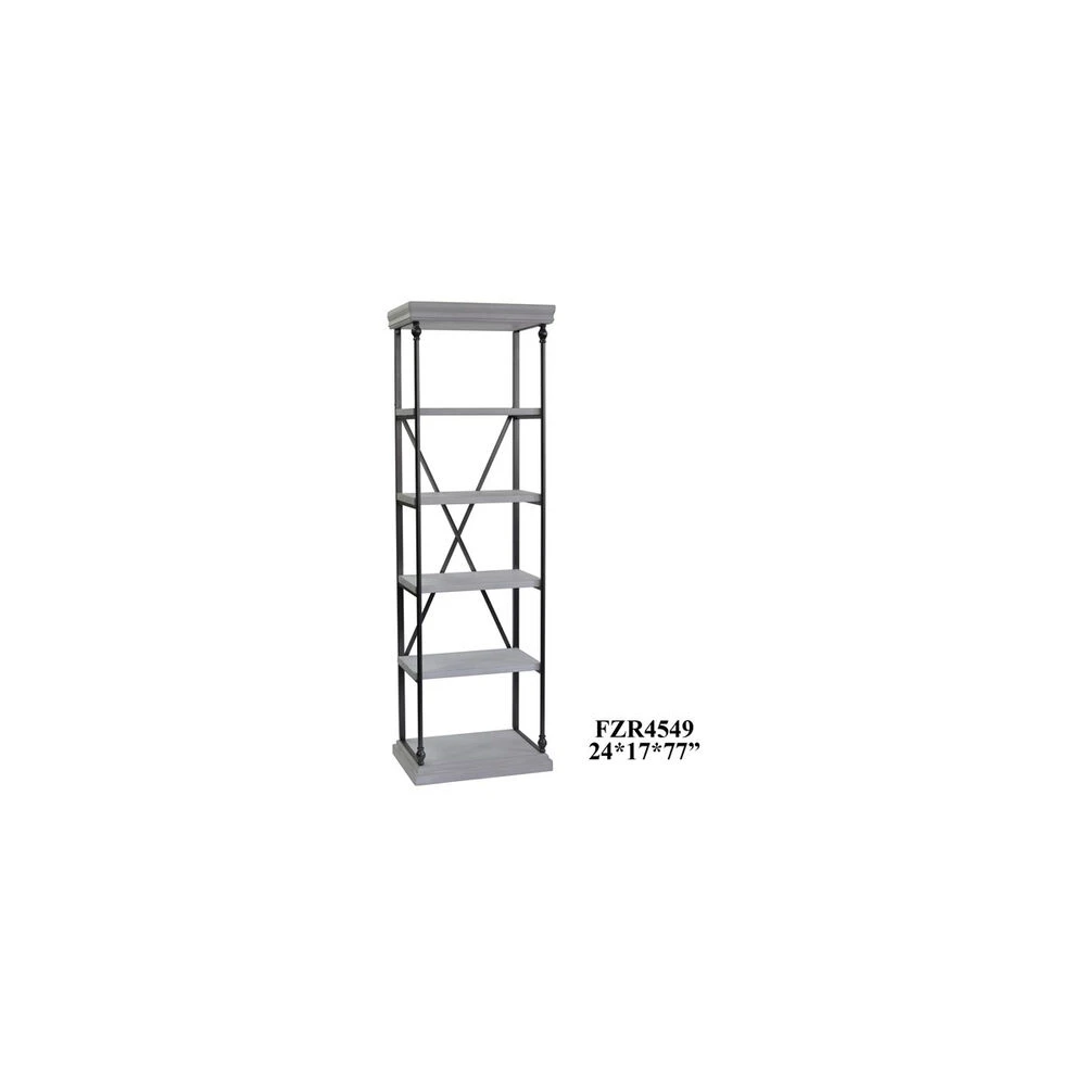 Hanover 77 X 24 X 17 Inch White Wood Etagere 3 Hanover 77 X 24 X 17 Inch White Wood Etagere