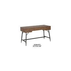 Nolan 52 X 24 Inch Burnished Oak Desk