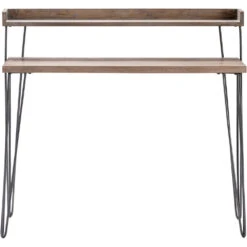 Cody 43 X 18 Inch Dark Brown And Black Desk