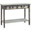 Nantucket 43 X 15 Inch Console Table -Crestview cvfzr696 lg
