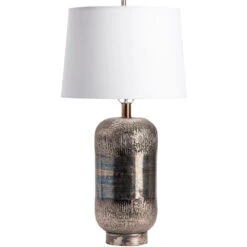 Reynolds 32 Inch Grey And Gold Table Lamp Portable Light -Crestview cvida019 silo2 1