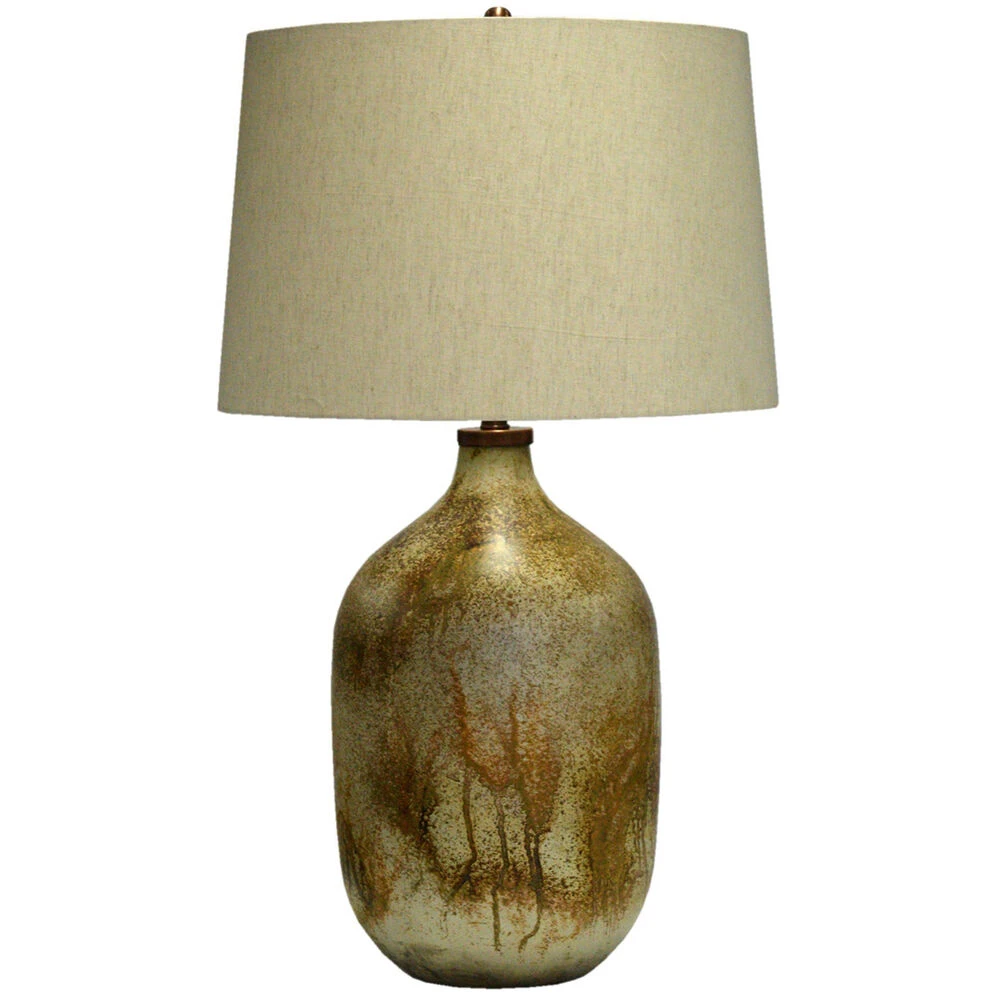 Chambers 32 Inch 150.00 Watt Handfinished Rustic Gold Table Lamp Portable Light 3 Chambers 32 Inch 150.00 Watt Handfinished Rustic Gold Table Lamp Portable Light