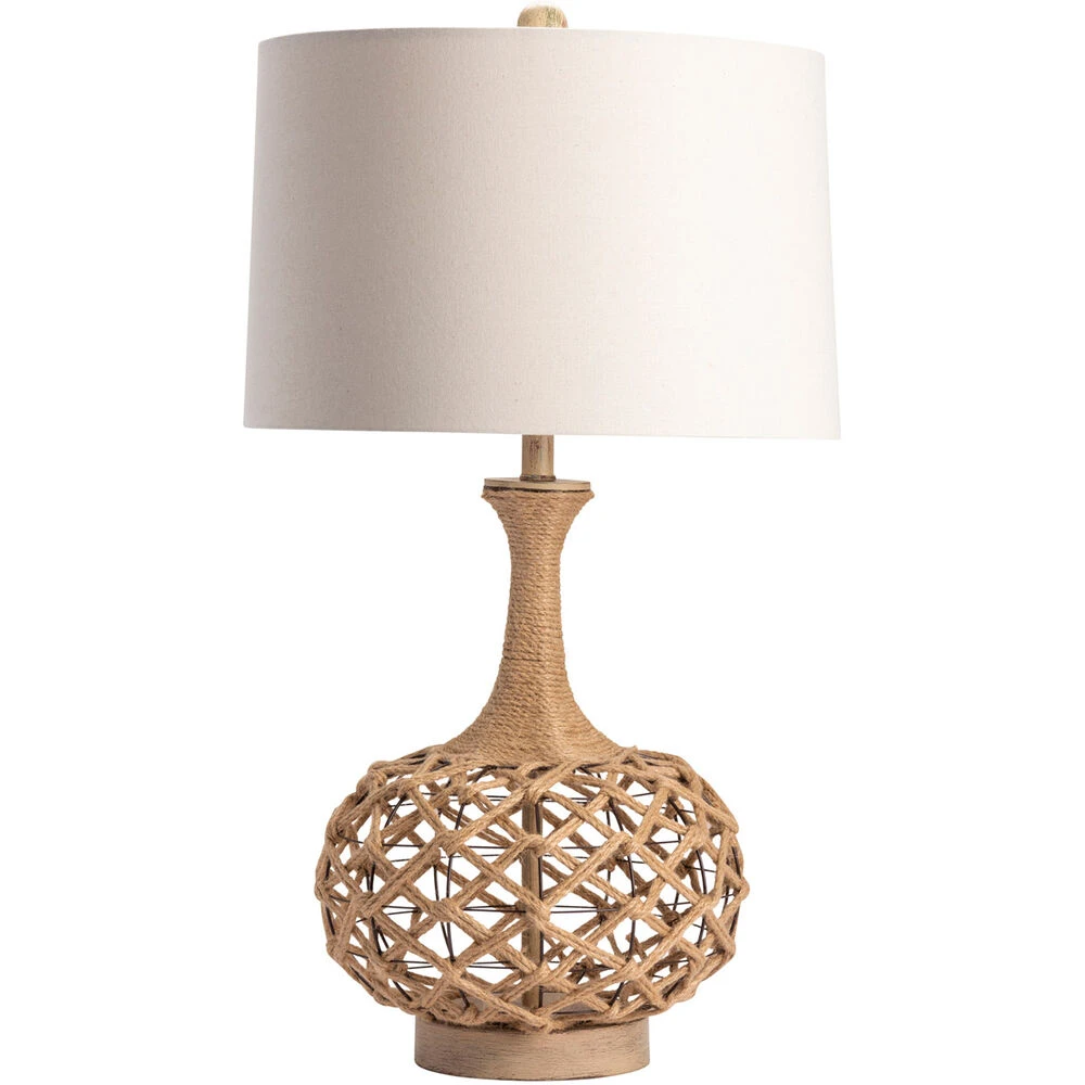 Myla 32 Inch 150.00 Watt Natural Hemp Table Lamp Portable Light 4 Myla 32 Inch 150.00 Watt Natural Hemp Table Lamp Portable Light - Image 2