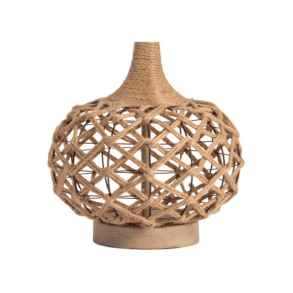 Myla 32 Inch 150.00 Watt Natural Hemp Table Lamp Portable Light 5 Myla 32 Inch 150.00 Watt Natural Hemp Table Lamp Portable Light - Image 3