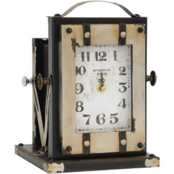 Time Flash 10 X 8 Inch Table Clock