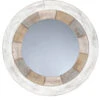 Orbiting 32 X 32 Inch Brown Mirror -Crestview cvtmr1797 silo 1