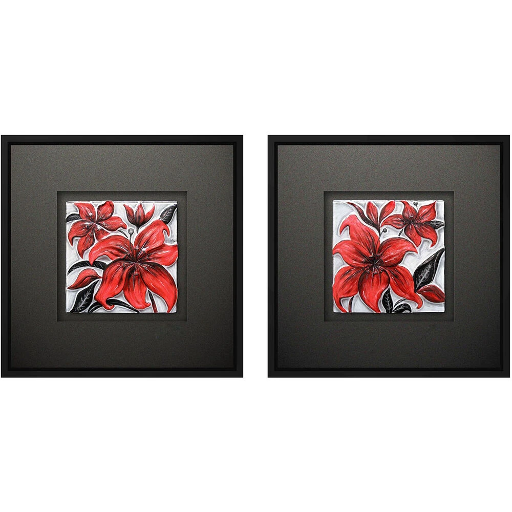 Red Hot Wall Art, Set Of 2 2 Red Hot Wall Art, Set Of 2