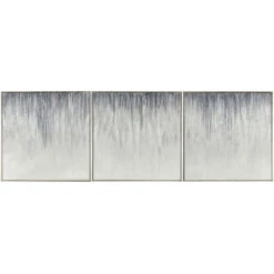 Triple Threat Multi-Color Canvas, Set Of 3