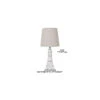 Crestview 19 Inch White Table Lamp Portable Light -Crestview evavp1349wh lg 1