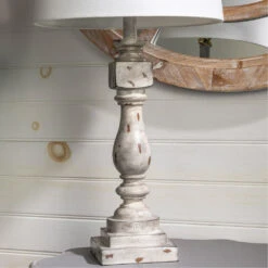 Amelia 29 Inch 150.00 Watt Gray Table Lamp Portable Light -Crestview evavp1355gry 3