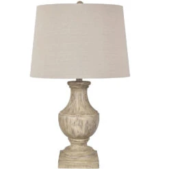 Amelia 27 Inch 100.00 Watt Brown Table Lamp Portable Light