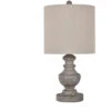 Amelia 22 Inch 100.00 Watt Brownwash Table Lamp Portable Light -Crestview evavp1372 1