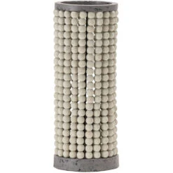 Amelia 14 Inch 60.00 Watt Handfinished Natural And Gray Table Lamp Portable Light